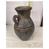 Set of 3 Artisan Ceramic Vases with Unique Designs