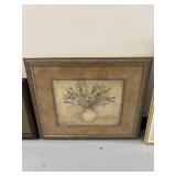 Collection of 4 Framed Floral and Landscape Prints