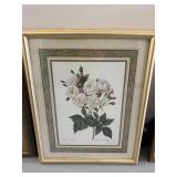 Collection of 4 Framed Floral and Landscape Prints