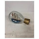 Model Ship in a Bottle featuring Sea Winston Churchill