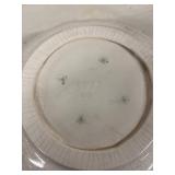 Antique White Porcelain Pitcher and Wash Bowl Set