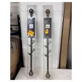 Set of 2 Studio Decorative Window Hardware Tuscan Bronze