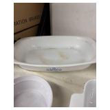 Set of 5 Vintage Corning Ware Baking Dishes