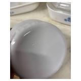 Set of 5 Vintage Corning Ware Baking Dishes
