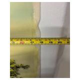 Large Japanese Scroll Painting of Mt. Fuji with Autumn Foliage