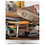 Set of Assorted Hand Tools and Cutting Blades in Box