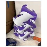 Set of Toy Vehicles and Modern Art Lamp Shade