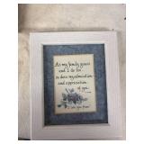 Collection of Sentimental Plaques and Decor Pieces