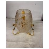 Collection of Artistic Decor Pieces Including Crystal Dolphin and Green Bulldog