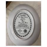 Mixed Collectible Set: Princess Diana Plate, Floral Plates, Egg Plate, and More