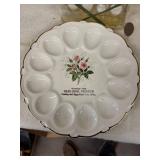 Mixed Collectible Set: Princess Diana Plate, Floral Plates, Egg Plate, and More