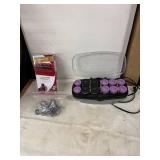 Remington Style Ceramic Compact Hair Rollers with Cool Clips