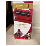 Remington Style Ceramic Compact Hair Rollers with Cool Clips