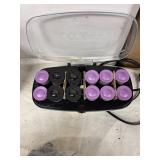 Remington Style Ceramic Compact Hair Rollers with Cool Clips