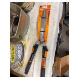 Lawn and Garden Care Bundle - Scotts Turf Builder, Fiskars Shears, Pocket Hose, and Scotts Wizz Spreader