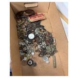 Collection of Vintage and Assorted Jewelry with Accessories