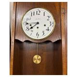 Antique Seth Thomas Wall Clock with Brass Pendulum