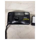 Lot of 3 Vintage Film and Digital Cameras: Vivitar, Pocket Instamatic, JVC