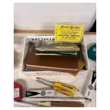 Vintage Miscellaneous Collection with Tobacco Tins, Keychains & Bobbleheads