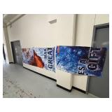 Set of 2 Large Beer Promotional Wall Posters