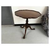 Antique Mahogany Clawfoot Side Table