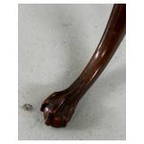 Antique Mahogany Clawfoot Side Table