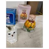 Assorted Decorative Collectible Boxes and Figurines
