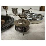 Collection of Vintage Silver-Plated Tableware