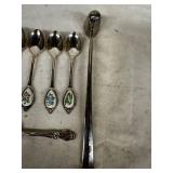 Collection of 18 Stainless Steel and Enamel Flatware from Japan