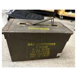 Military Vintage Ammo Can and Telescopic Fishing Set