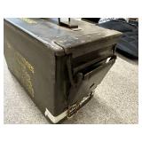 Military Vintage Ammo Can and Telescopic Fishing Set