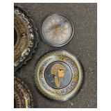 Set of 6 Egyptian Decorative Wall Plates with Intricate Design