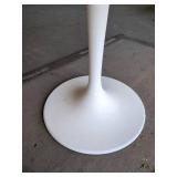 White Round Tulip Pedestal Table Modern Design
