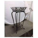 Decorative Metal Plant Stand 25" High