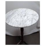 Marble Top Pedestal Table