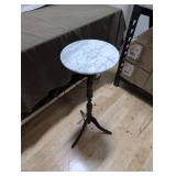 Marble Top Pedestal Table