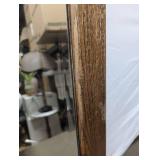 Antique Wooden Frame Mirror 24"x46"