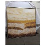 J. Keane Textured Landscape Painting