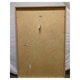 Framed Foggy Pathway Photo Print Art 25"x37"