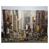 New York Street Scene Canvas Wall Art Decor