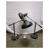 Set of Modern Black Brass Adjustable Desk Lamps