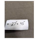 Vintage Wooden Framed Mirror 27"x43"