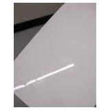 Modern White Coffee Table with Wooden Legs