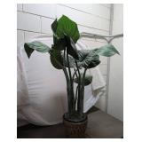 Artificial Large Leaf Potted Plant