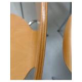 Set of 4 Modern Wooden Dining Chairs