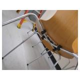 Set of 4 Modern Wooden Dining Chairs