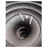 Vintage Black Brass Urn Pair