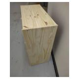 Wooden Chest of Drawers Natural Finish Filled with Turkish Towels
