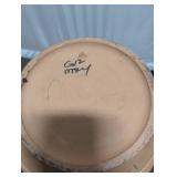 Decorative Terracotta Floral Pots Pair