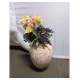 Pair of Decorative Floral Vases
